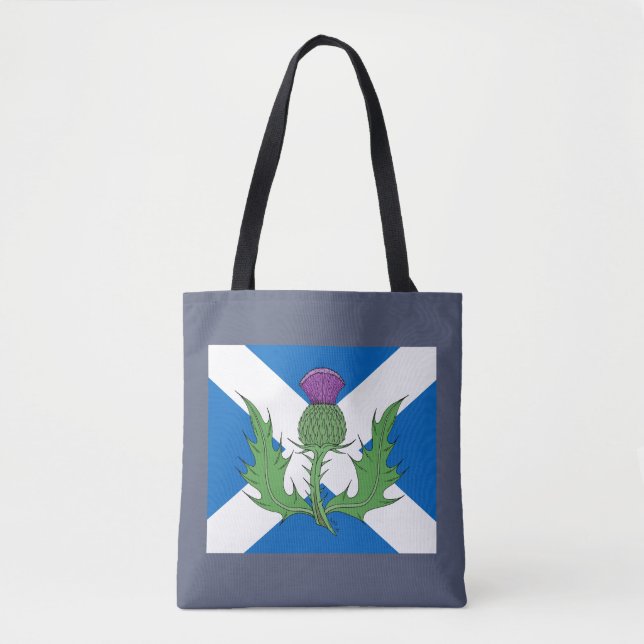 Tote Bag Thistle écossais et sel (Devant)