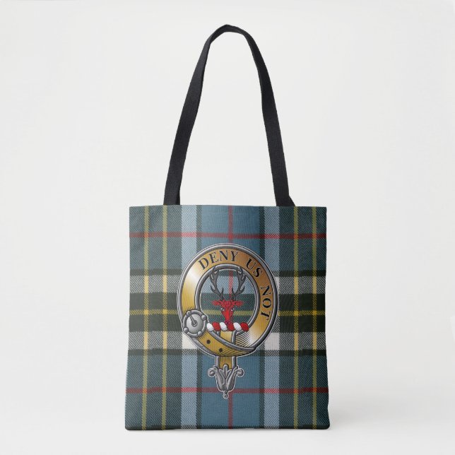 Tote Bag Thomson Tartan & Badge (Devant)