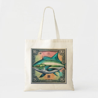 Tote Bag thon sur timbre postal design vintage