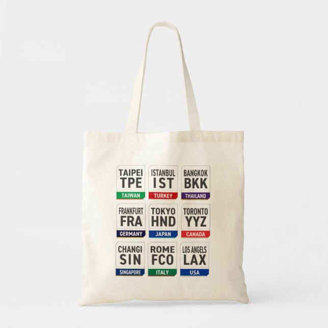 Tote Bag Three Letter Code (Devant)