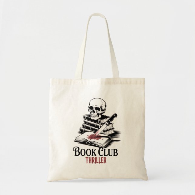 Tote Bag Thriller Club de Lecture (Devant)