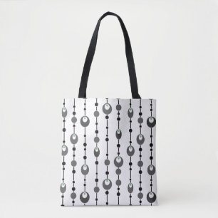 Tote Bag Throw Pillow Abstract retro design ornamental deco