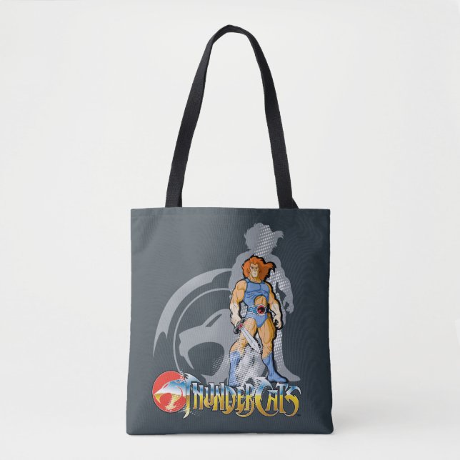 Tote Bag ThunderCats | Lion-O Halfttone Shadow Graphic (Devant)