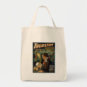 Tote Bag Thurston le grand magicien jugeant le crâne