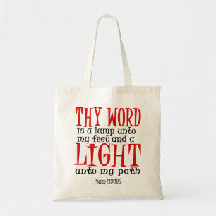 Tote Bag Thy mot est une lampe