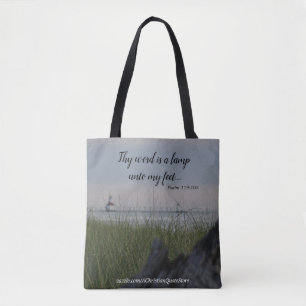 Tote Bag Thy mot est une lampe à mes pieds