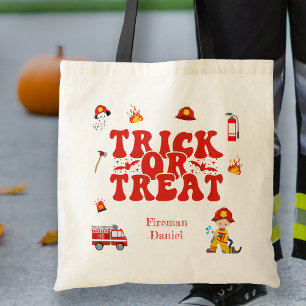 Tote Bag Ticket ou traitement personnalisé pour enfants pom