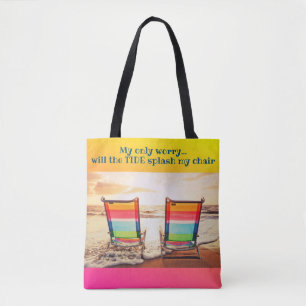 Tote Bag Tide va-t-il faire éclabousser ma chaise Fourre-to