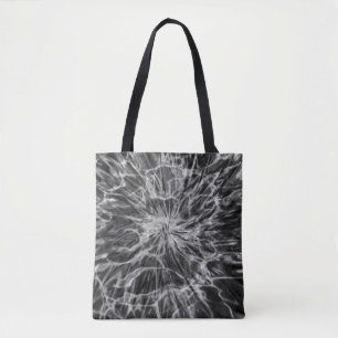 TOTE BAG TIE DYE BLACK WHITE 