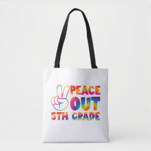Tote Bag Tiedye de fin de 5e année, salut les CM2 