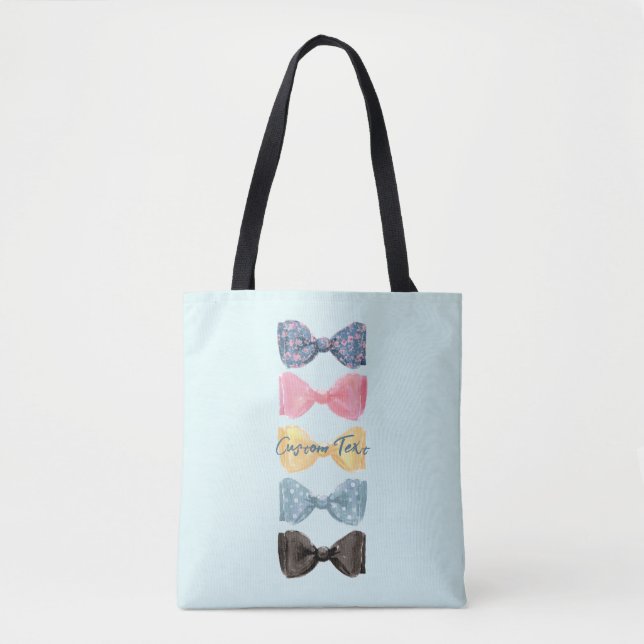 Tote Bag Ties papillons personnalisés (Devant)