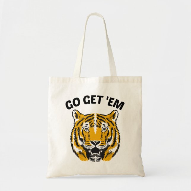 TOTE BAG TIGER ALLEZ LES OBTENIR (Devant)