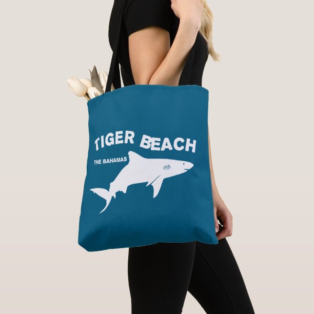 Tote Bag Tiger Beach - Bahamas | Plongée avec requins (De près)
