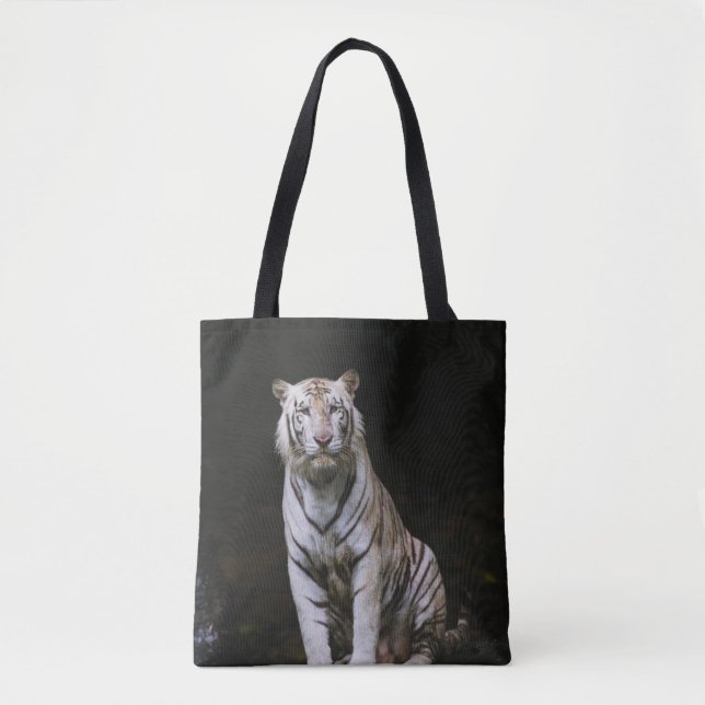 TOTE BAG TIGER BLANC (Devant)