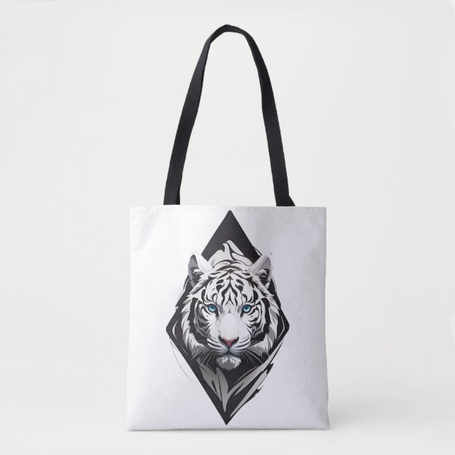 Tote Bag Tigre blanc (Devant)