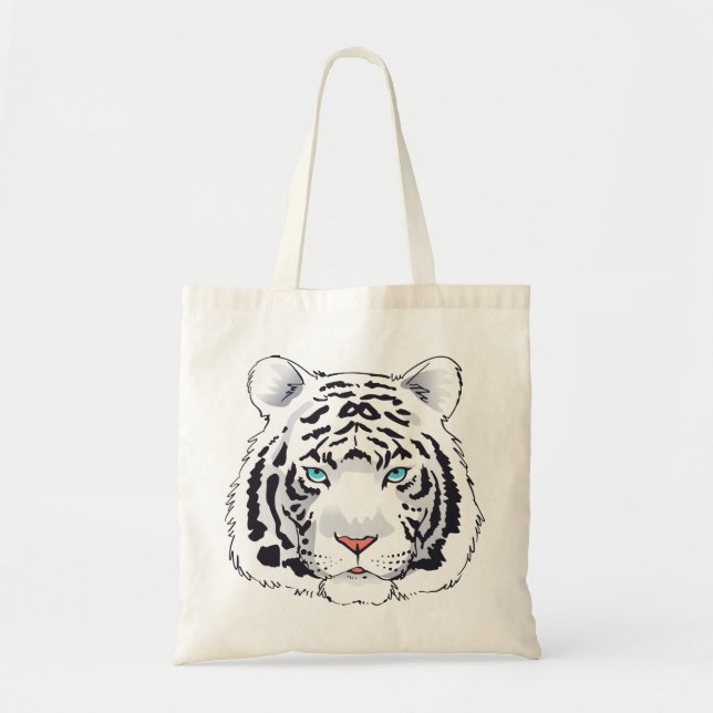 Tote Bag Tigre blanc (Devant)