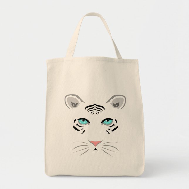 Tote Bag Tigre blanc (Devant)