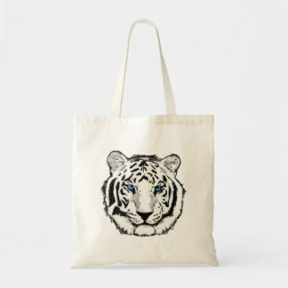 Tote Bag Tigre blanc fourre-tout