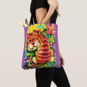Tote Bag tigre coloré
