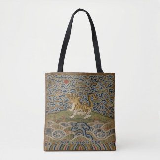 Tote Bag Tigre dans les nuages de la dynastie Qing