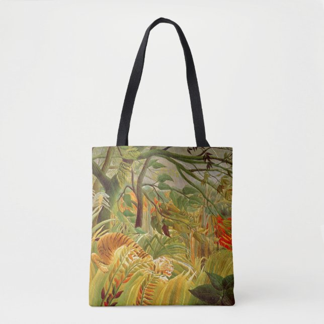 Tote Bag Tigre dans une tempête tropicale 1891 (Devant)