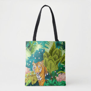 Tote Bag Tigre de la Jungle