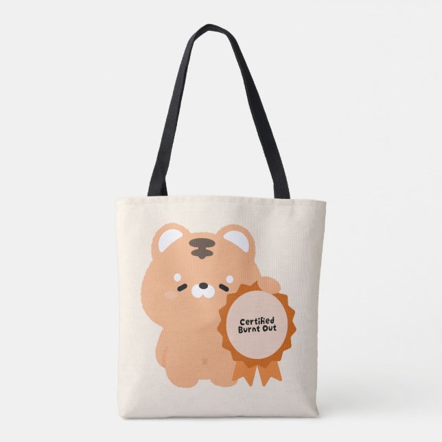 Tote Bag Tigre Épuisé Certifié (Dos)