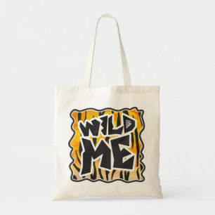 Tote Bag Tigre orange et noir sauvage