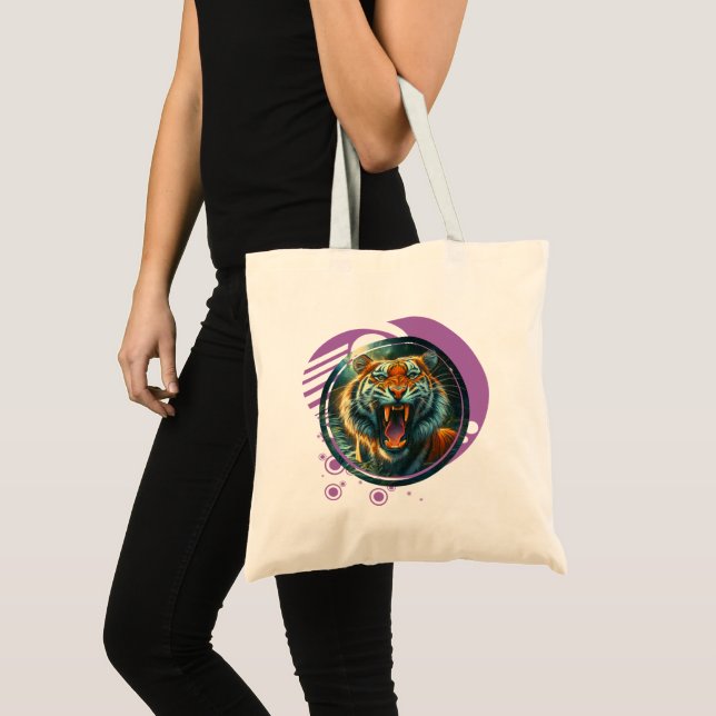 Tote Bag Tigre torride (Devant (produit))