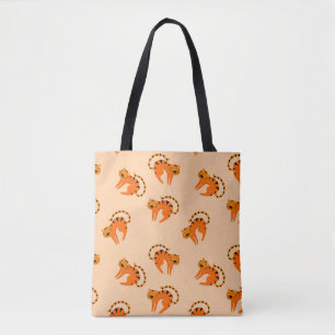 Tote Bag Tigres de dessin : Impression Vintage pour enfants