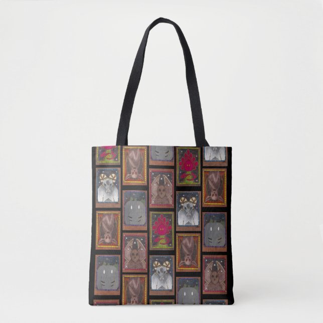 Tote Bag Tiki Cryptids (Devant)