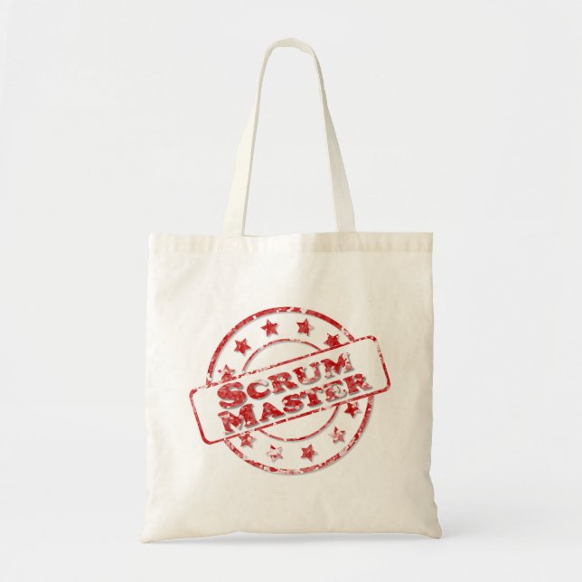 Tote Bag Timbre de maître de bousculade (Devant)