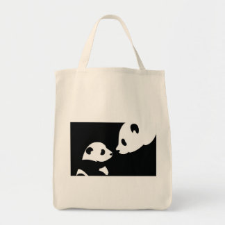 Tote Bag timbre d'ours panda