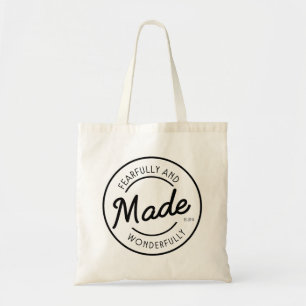 Tote Bag Timbre vintage craintivement et merveilleusement