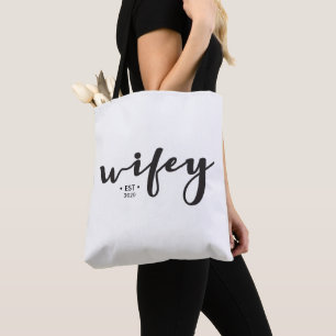 Tote Bag "Timeless Wifey Fourre-tout : Mariage personnalisé