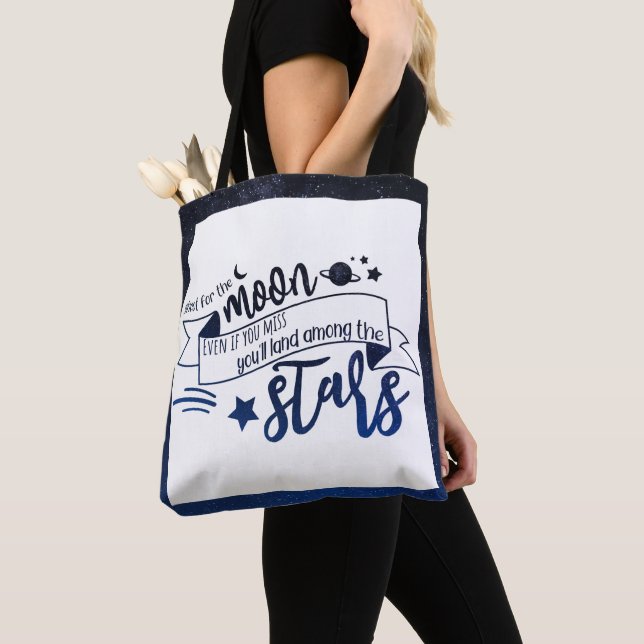 Tote Bag Tir pour la lune (De près)