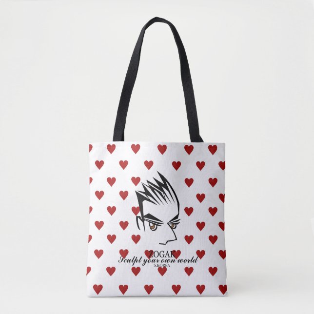 Tote Bag Tirage du coeur de Zogak (Devant)