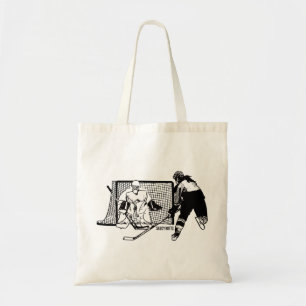 Tote Bag Tiré sur l'hockey des femmes nettes