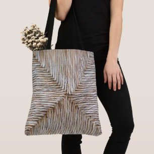 Tote Bag Tissu en fibre de bambou naturel symétrique