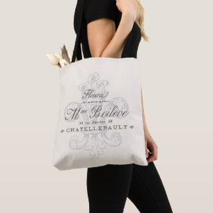 Tote Bag Tissu français vintage et publicité de Fleur