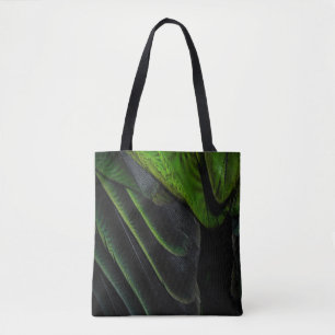 Tote Bag Tissu vert et noir