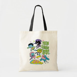 Tote Bag Titans Ados, allez !   Gnarly 90's Pizza Graphic