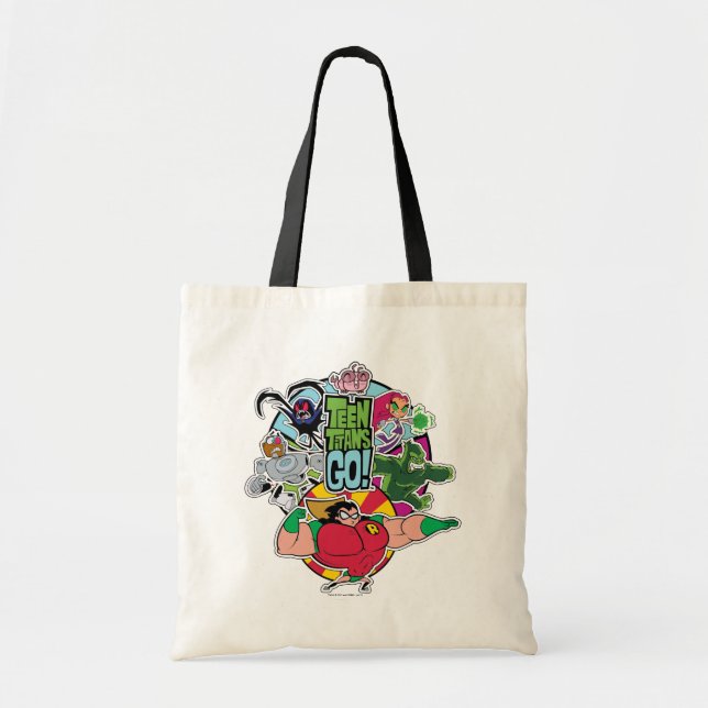 Tote Bag Titans Ados, allez ! | Graphique Groupe d'équipes (Devant)