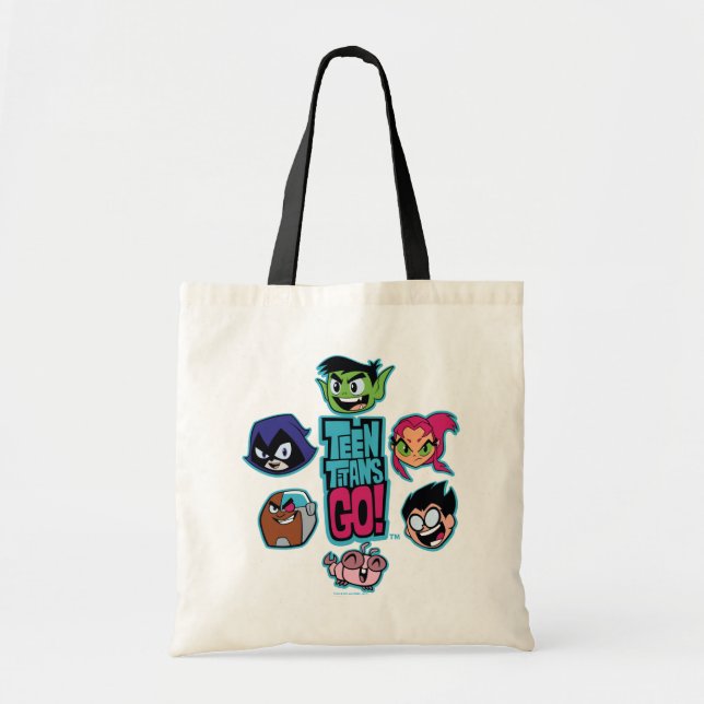 Tote Bag Titans Ados, allez ! | Titans Motif en chef (Devant)