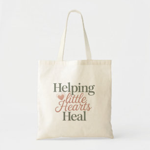 Tote Bag Titre Aider les petits cœurs à guérir La vie de c