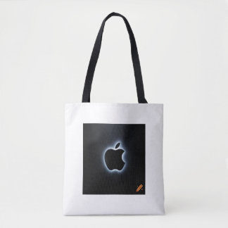 Tote Bag Titre : "Élégance lumineuse : Pomme noire brillant