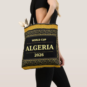 Tote Bag TITRE : Supporter de Football Algérien 2026 Luxe N