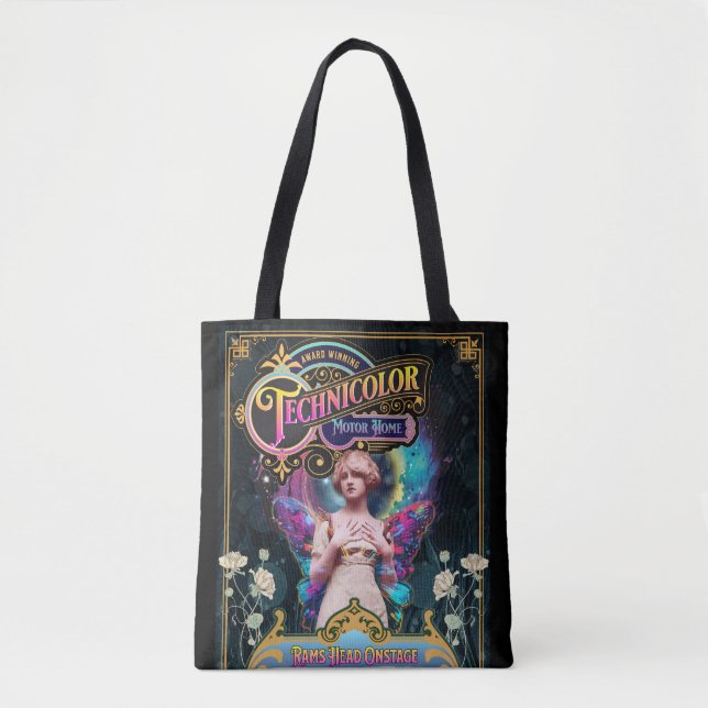 Tote Bag TMH Vintage psychédélique Fairy Fourre-tout (Devant)