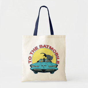 Tote Bag To The Batmobile - Distressed Icon