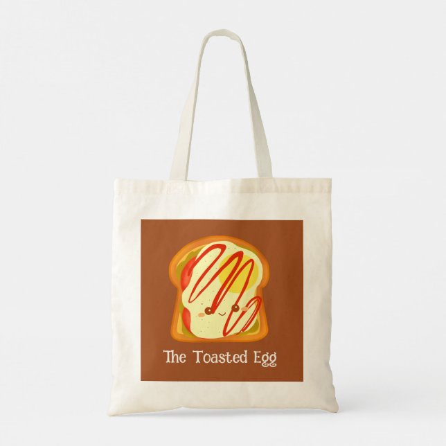 Tote Bag Toast Avocado Avec Oeuf Et Tomate (Dos)